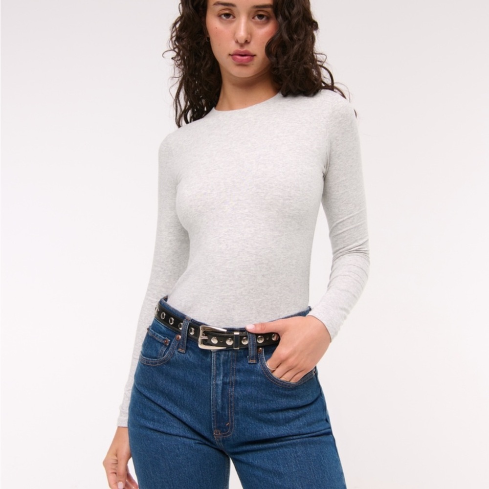 Abercrombie Double-Lined Grey Long Sleeve